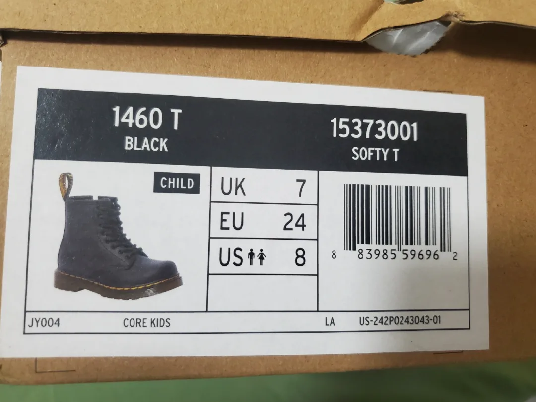 Dr. Martens 1460 T Black Boots - US Size 8 image indicator(2)