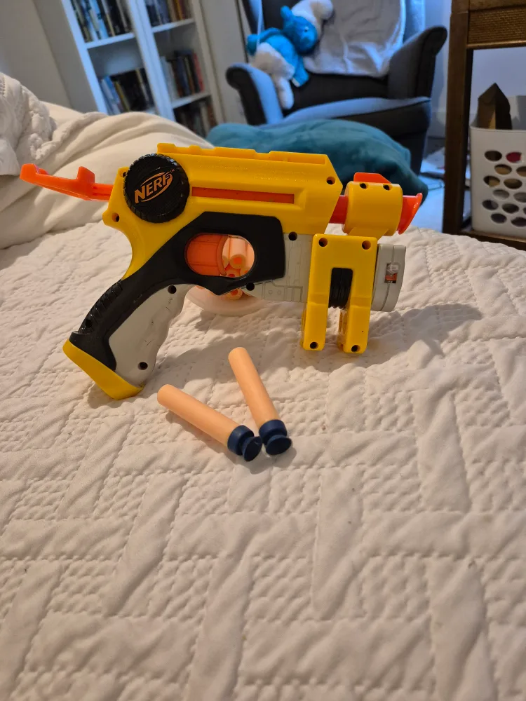 Nerf Dart Tag Strikefire Blaster with Darts thumbnail