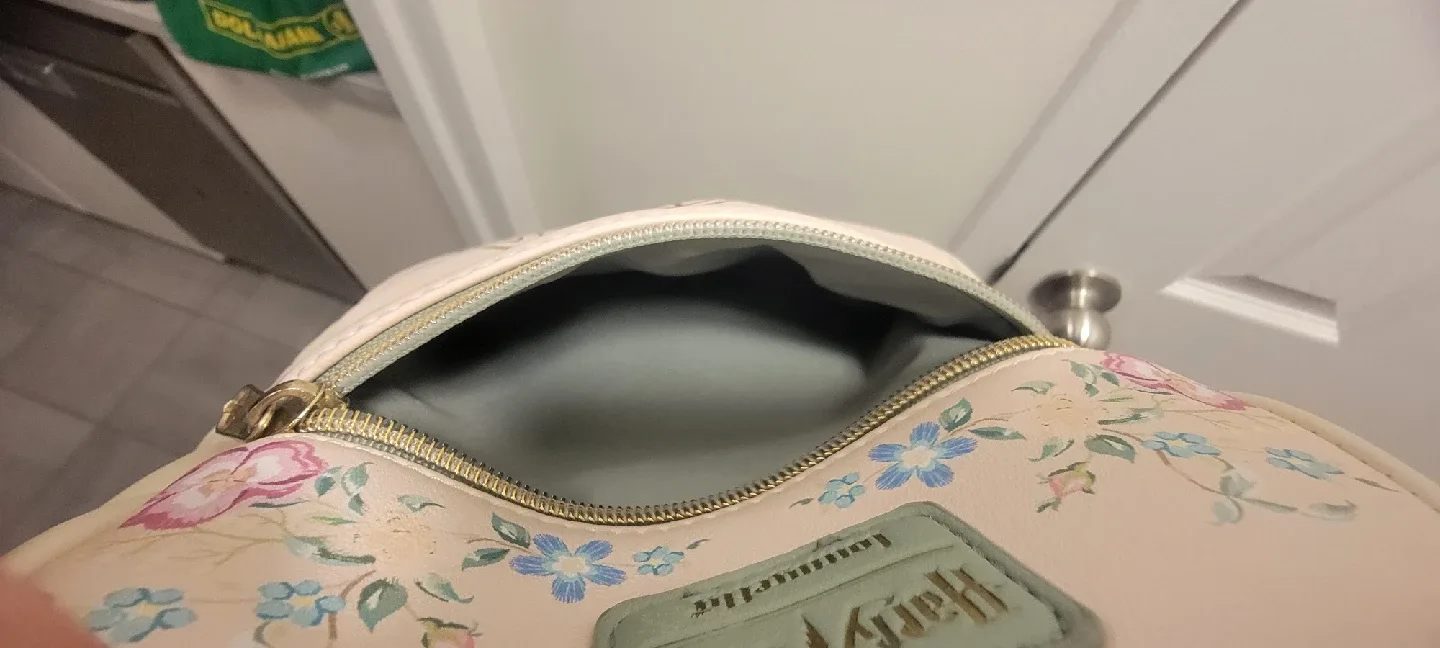 Loungefly Harry Potter Deathly Hallows Floral Mini Backpack image indicator(3)