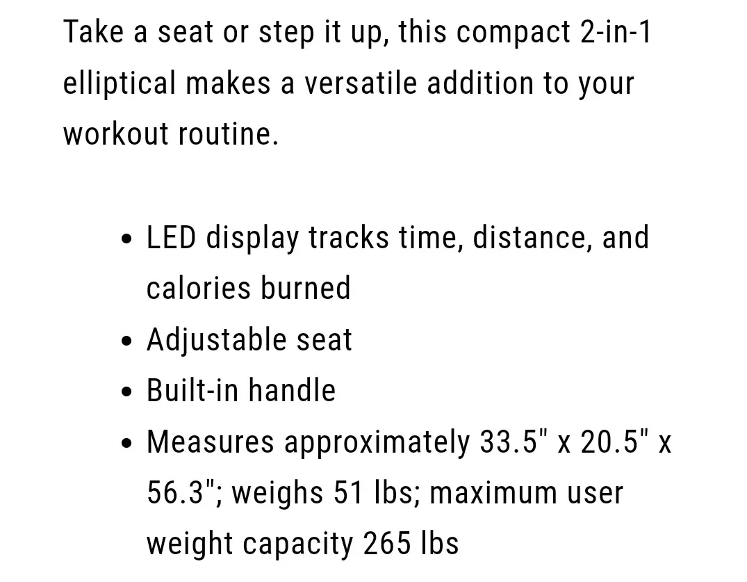 FitNation 2-In-1 Elliptical Exercise Stepper image indicator(4)