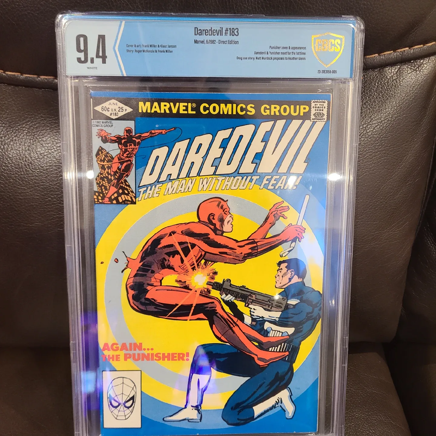Daredevil #183 Marvel Comic Book Graded 9.4 image indicator(2)