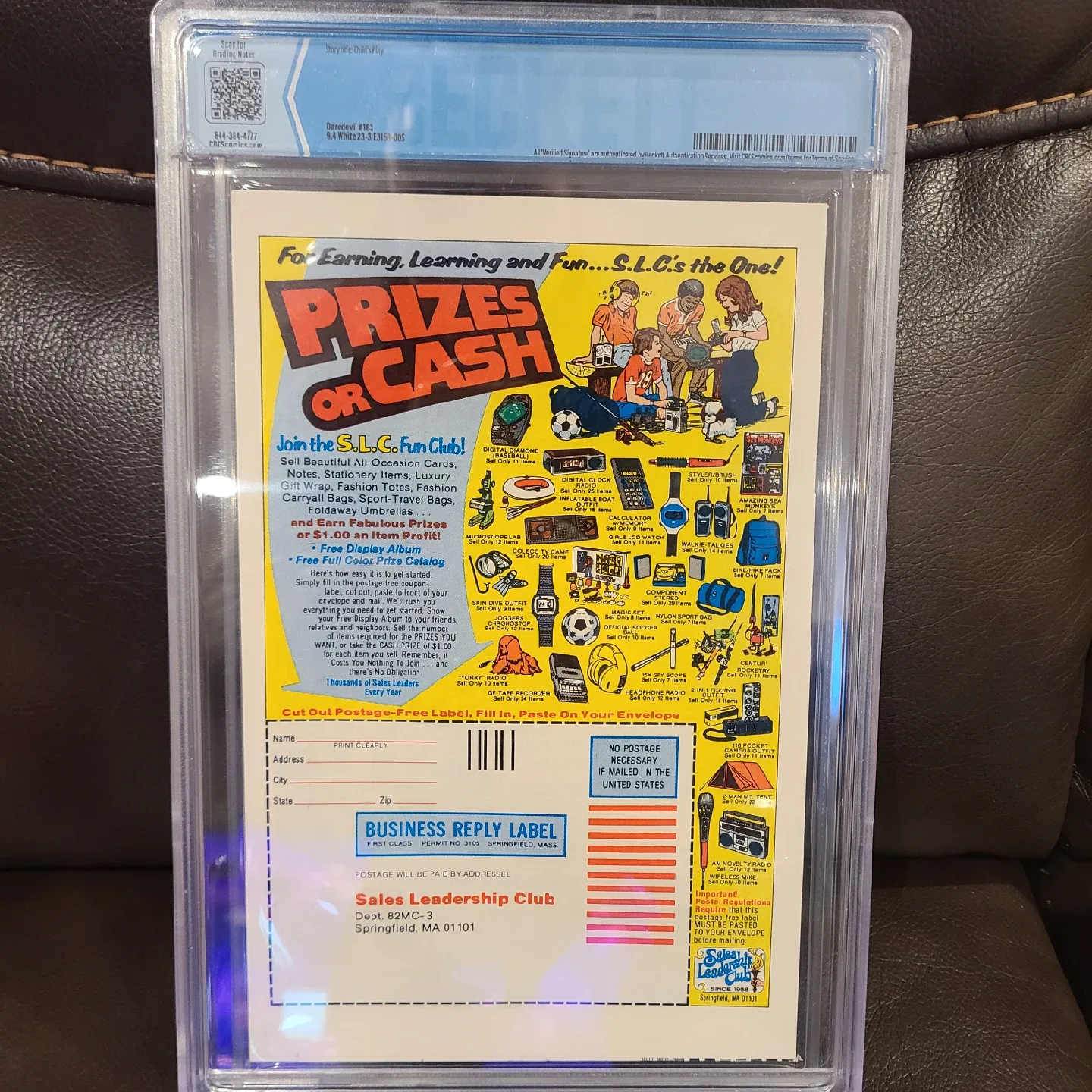 Daredevil #183 Marvel Comic Book Graded 9.4 image indicator(3)