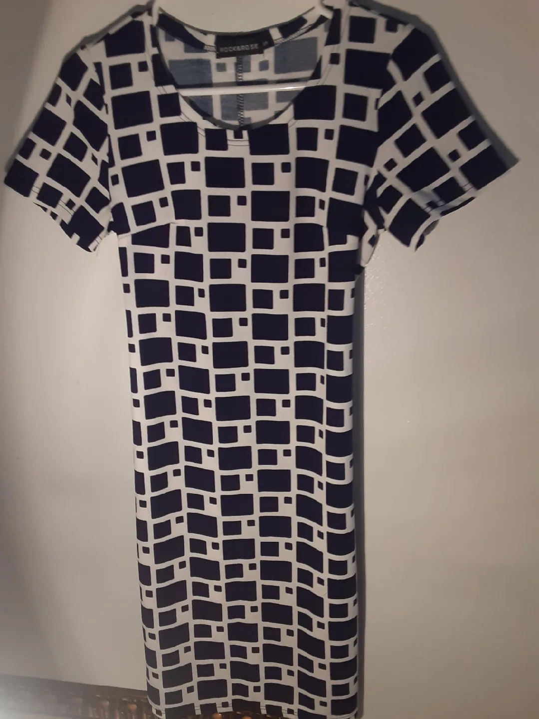 Rock & Rose Dress - White & Navy