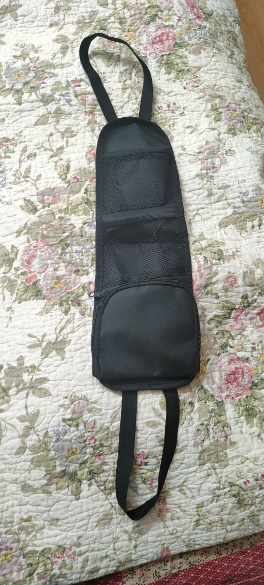 Black Car Seat Back Organizer - Like New!