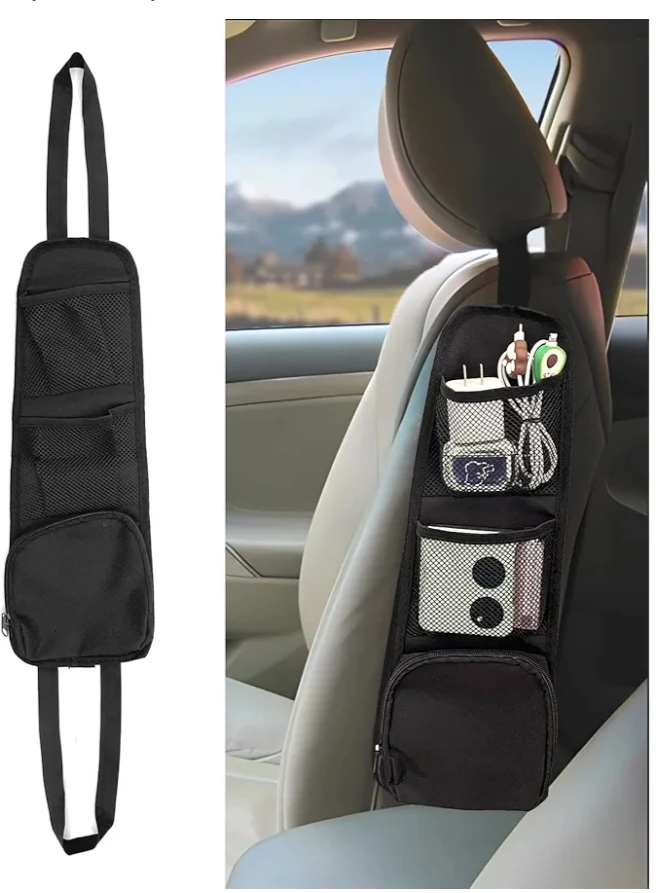 Black Car Seat Back Organizer - Like New! - photo 4