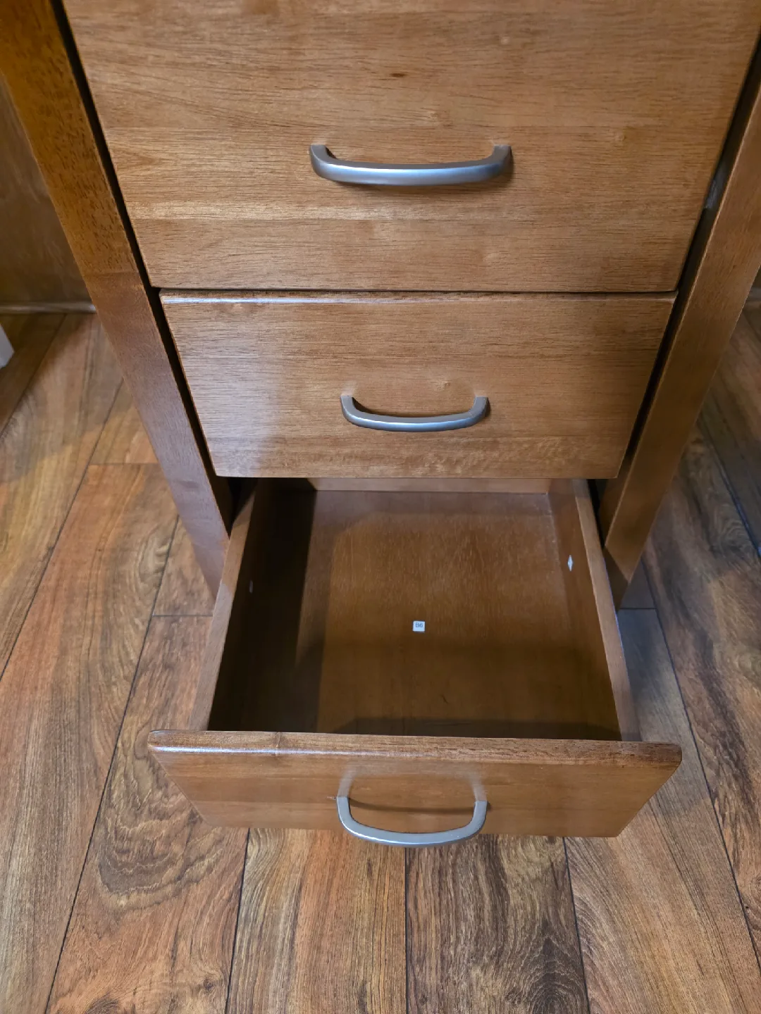 Wooden Nightstand with Drawers image indicator(3)