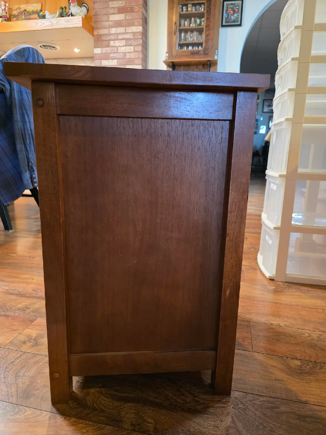 Wooden Nightstand with Drawers image indicator(5)