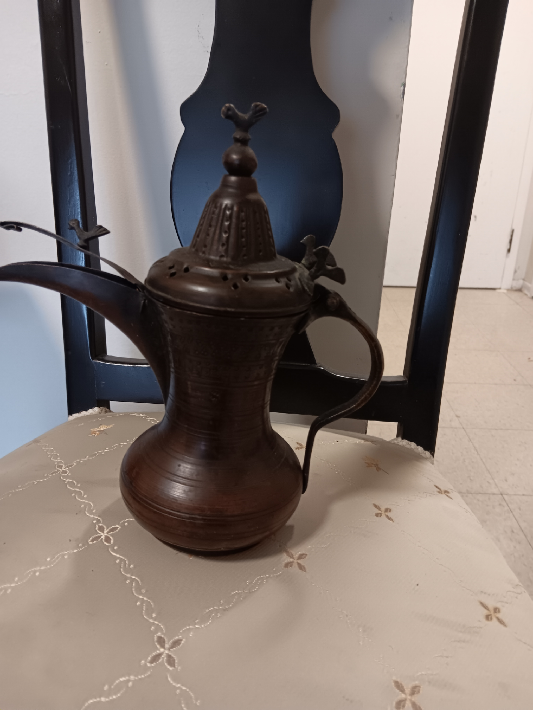 Vintage Turkish Copper Coffee Pot - photo 2