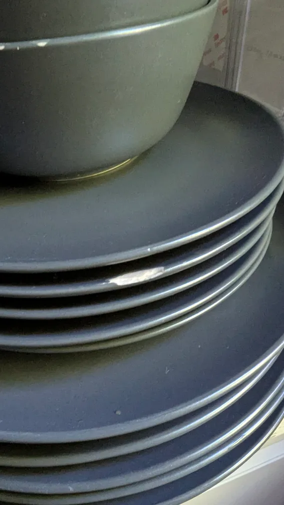 Dark Grey Dinnerware Set - Plates and Bowls image indicator(2)