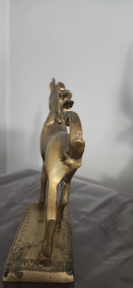 Solid Brass Unicorn Statue - photo 4