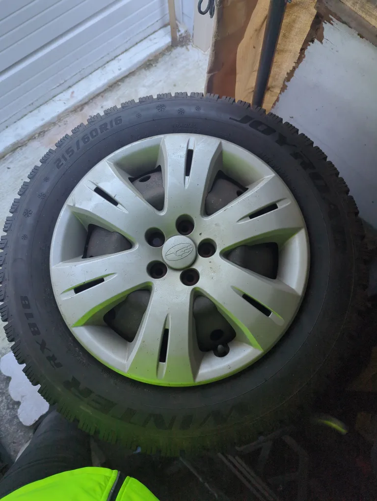 Set of 4 Winter Tires with rims image indicator(2)