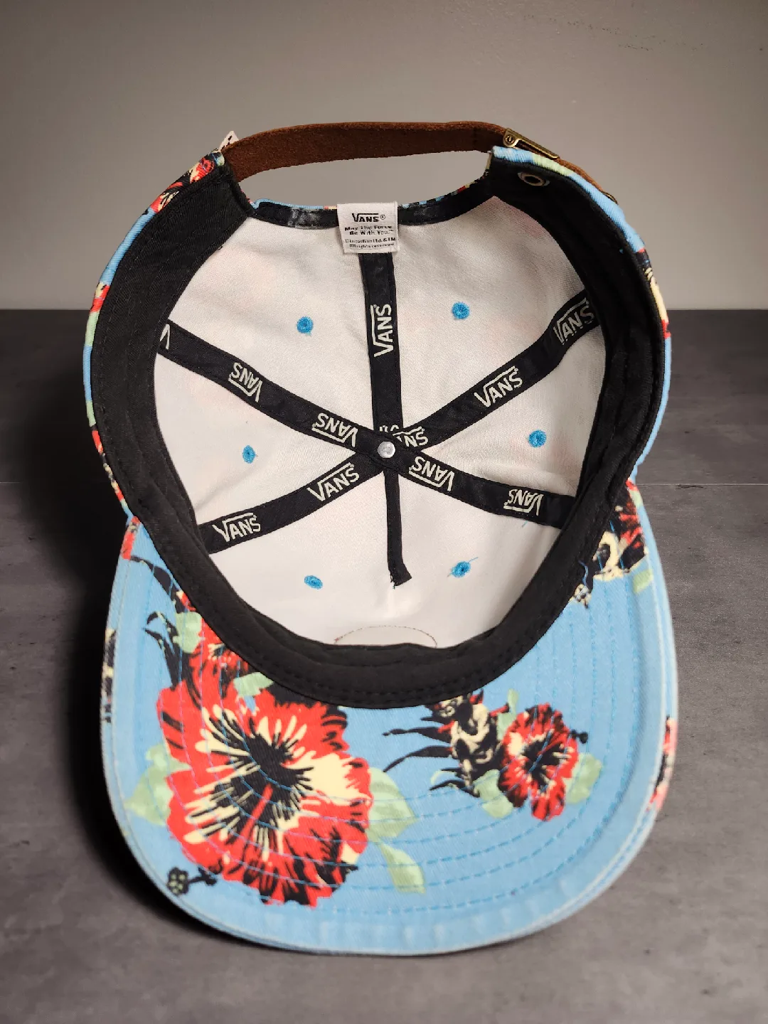 Vans Star Wars Hat Adjustable Leather Strapback Hat image indicator(4)