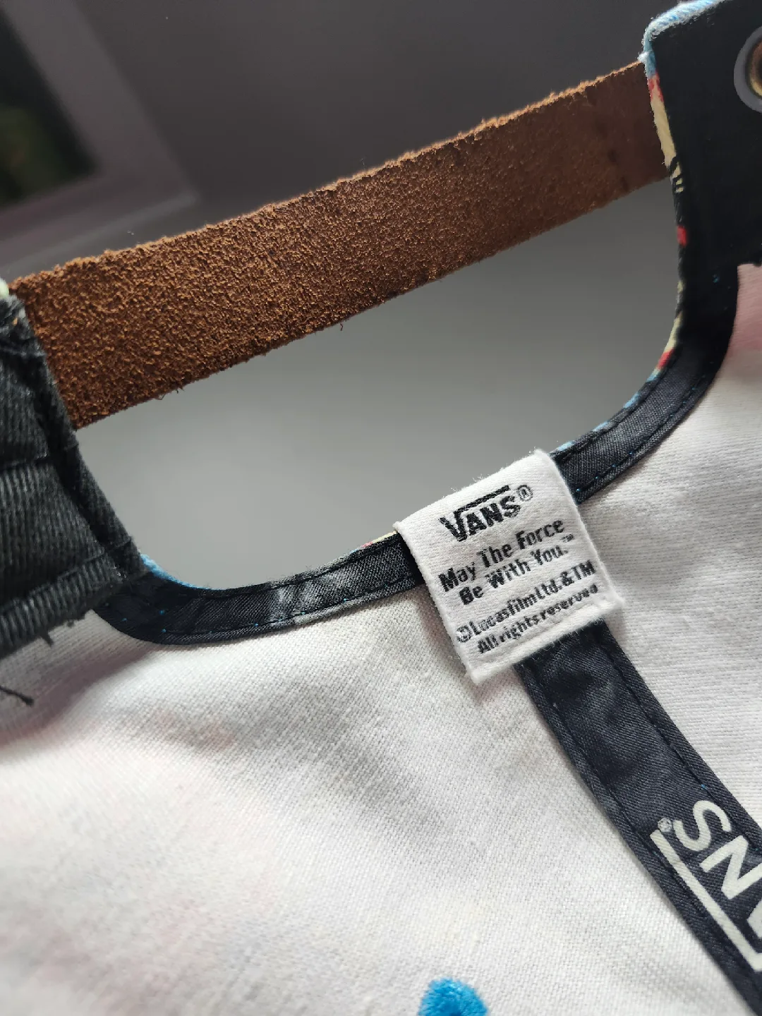 Vans Star Wars Hat Adjustable Leather Strapback Hat image indicator(5)