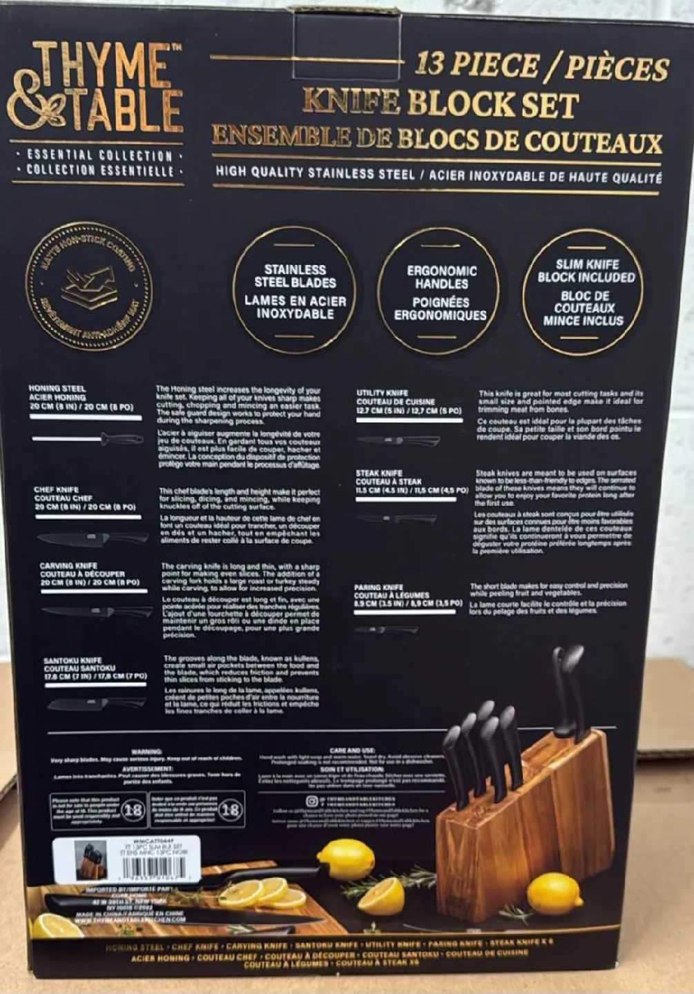 Thyme & Table 13-Piece Knife Block Set - New image indicator(3)