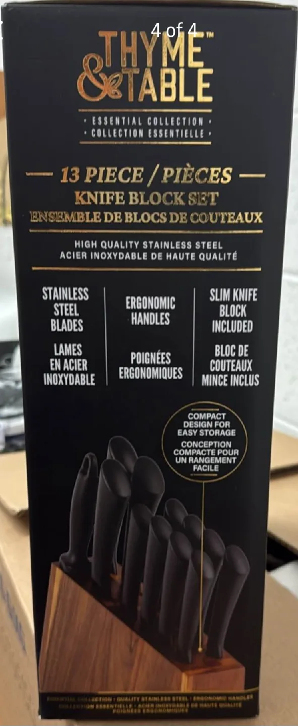 Thyme & Table 13-Piece Knife Block Set - New image indicator(4)