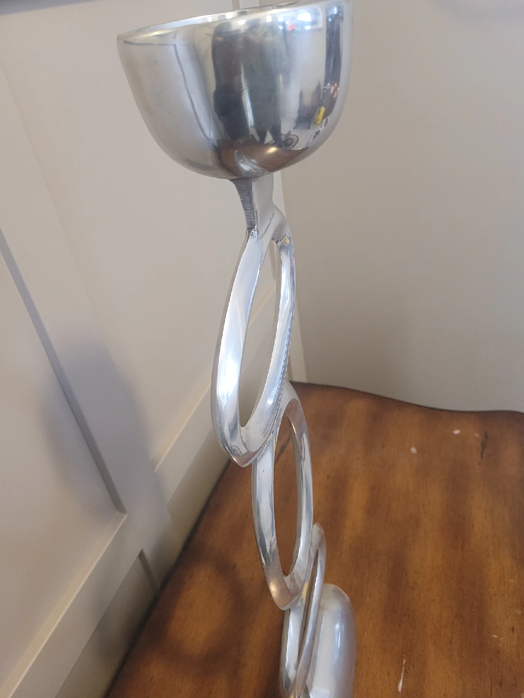 Silver Metal Decorative Stand - photo 2