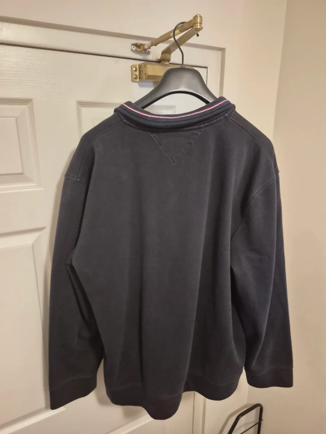 Tommy Hilfiger XXL Black Quarter Zip-Up  Sweater image indicator(4)
