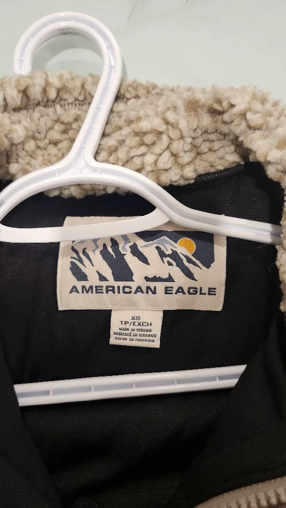 American Eagle Sherpa Fleece Jacket - unisex Size S-M image indicator(7)