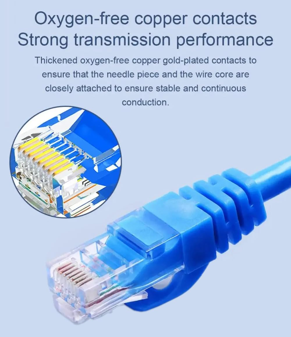 MONK CABLES | Heavy-Duty CAT6 Ethernet Cable | UTP, 10GBPS - photo 3