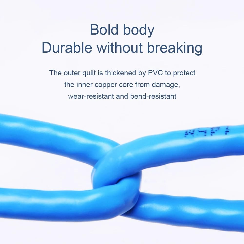 MONK CABLES | Heavy-Duty CAT6 Ethernet Cable | UTP, 10GBPS - photo 4