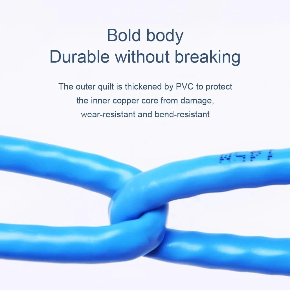 MONK CABLES | Heavy-Duty CAT6 Ethernet Cable | UTP, 10GBPS image indicator(4)