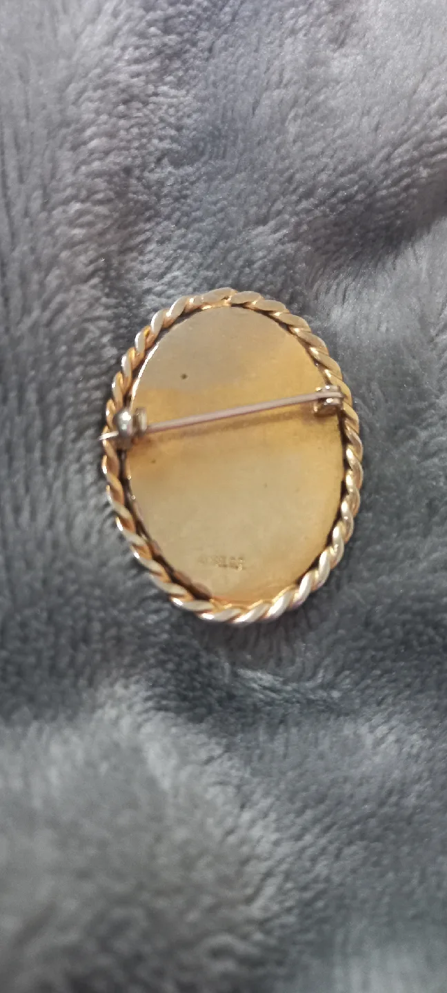 Vintage Cameo Brooch image indicator(2)