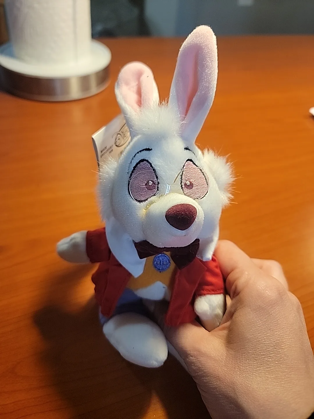 Disney Store White Rabbit Plush - New with Tags! image indicator(3)