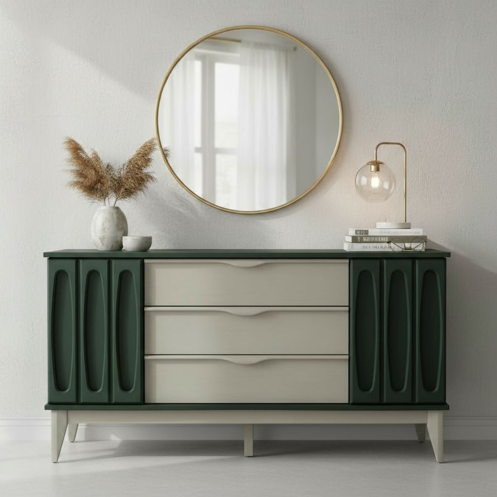 Curated Mid-Century Modern Dresser – Refinished to Perfection