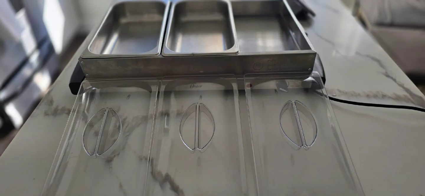 Oster Triple Buffet Server Food Warmer image indicator(2)