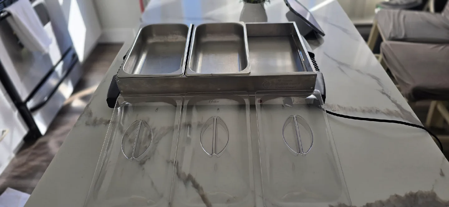 Oster Triple Buffet Server Food Warmer image indicator(3)