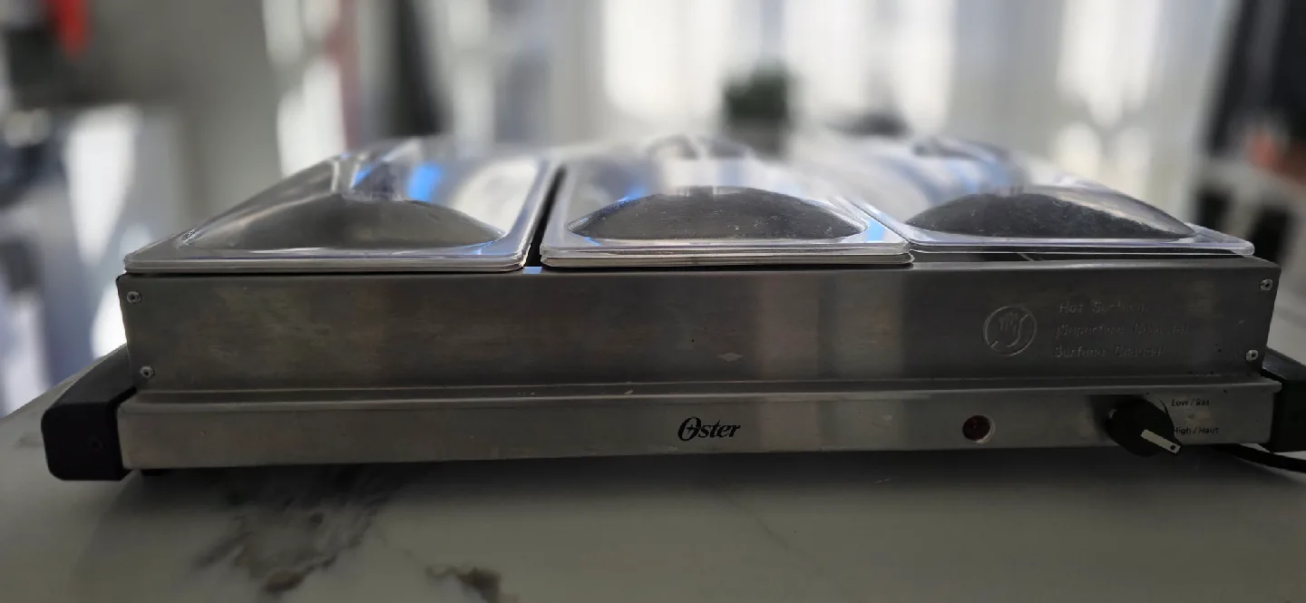 Oster Triple Buffet Server Food Warmer image indicator(4)