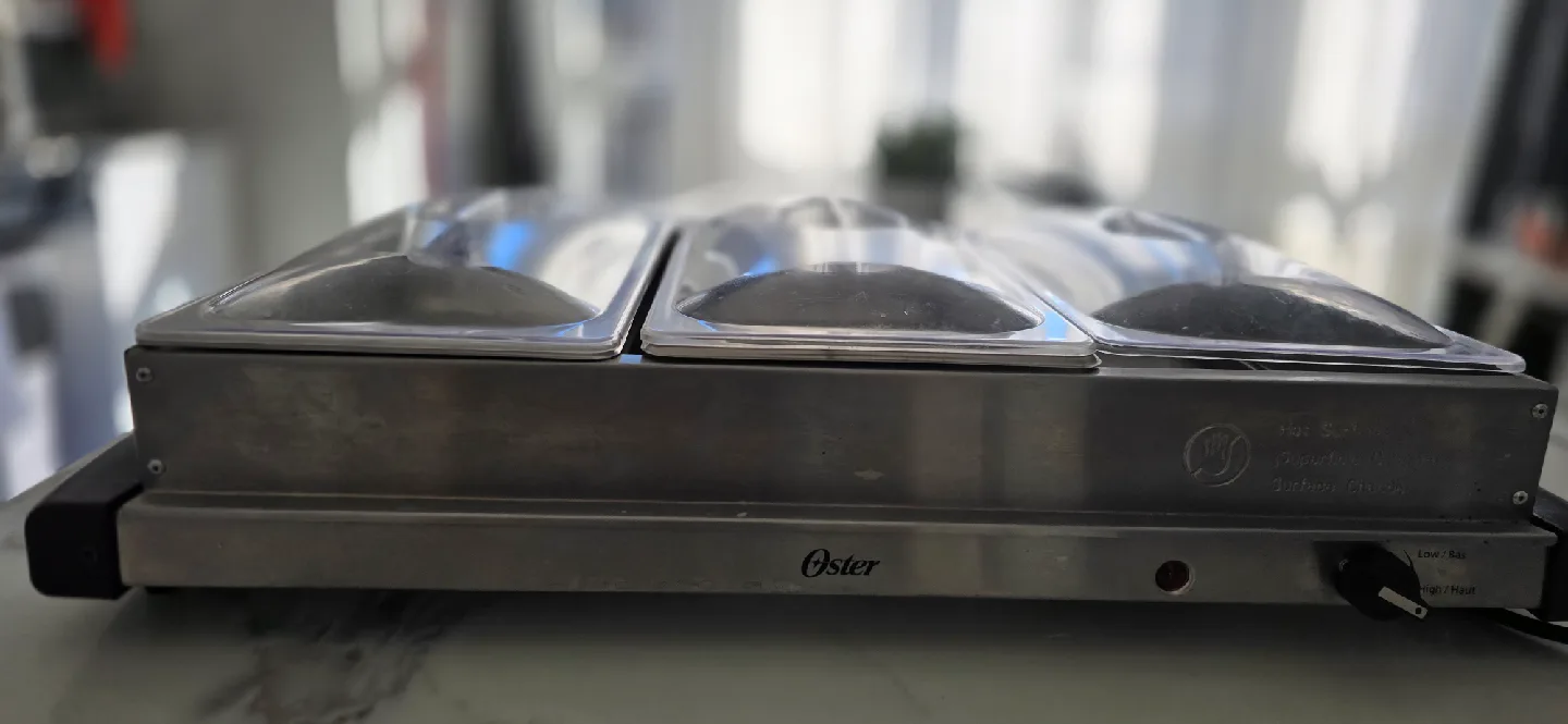Oster Triple Buffet Server Food Warmer image indicator(5)