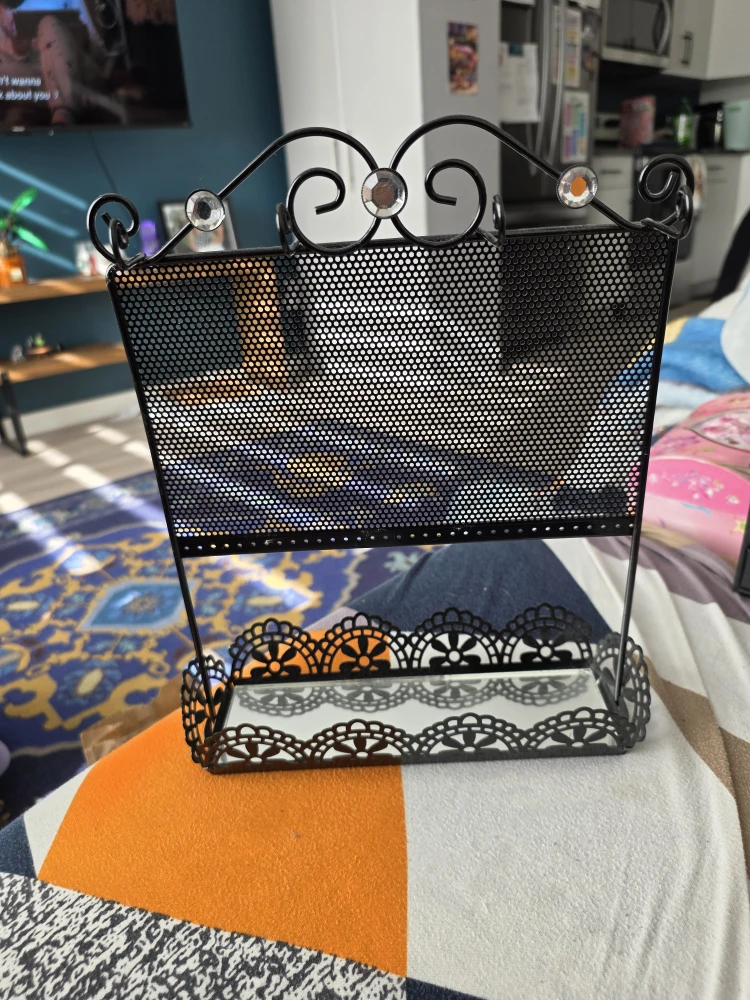 Black Metal Jewelry Display Stand - photo 2