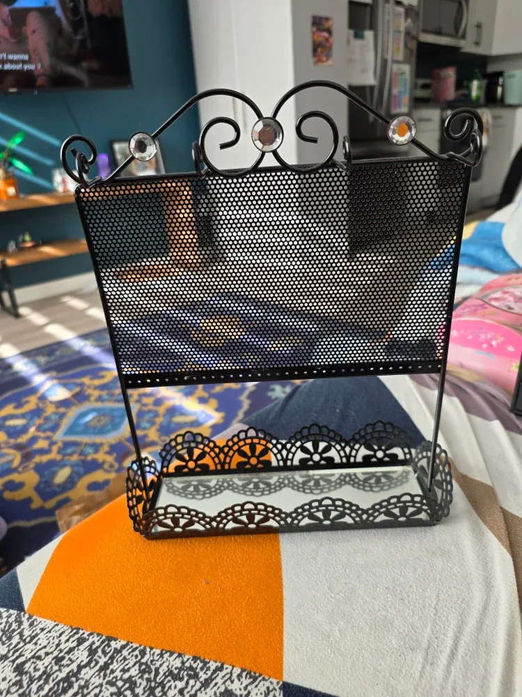 Black Metal Jewelry Display Stand image indicator(2)