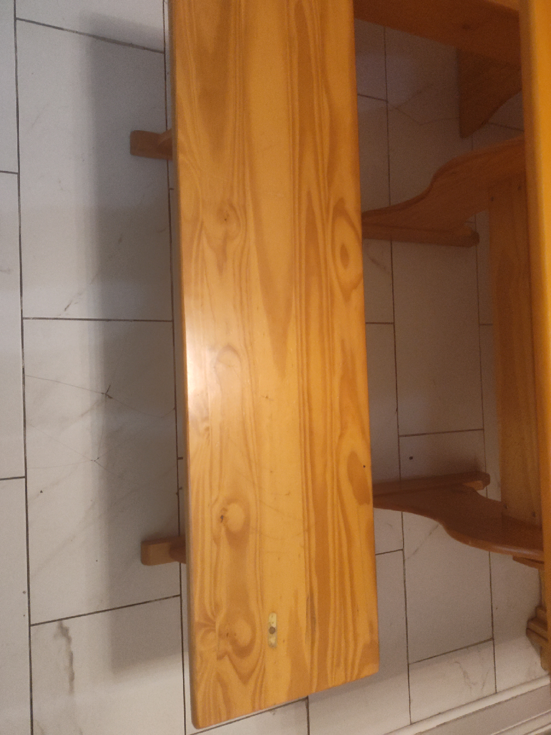Wooden Dining Table Booth Set - photo 4