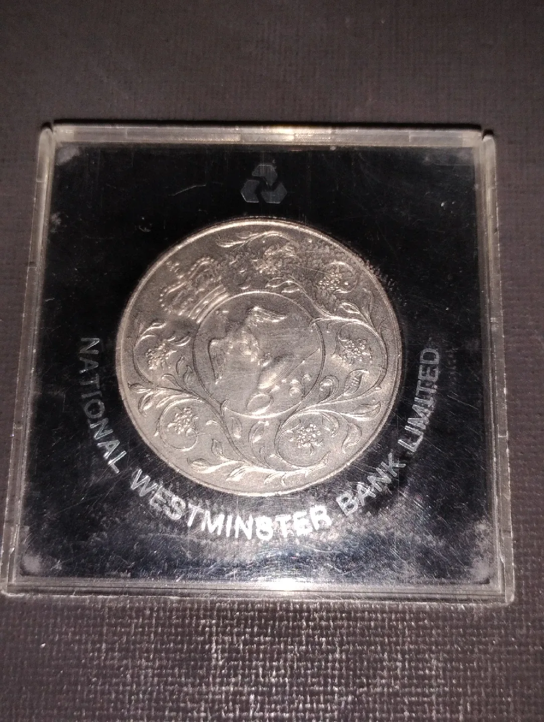 1977 Silver Jubilee Crown Coin thumbnail