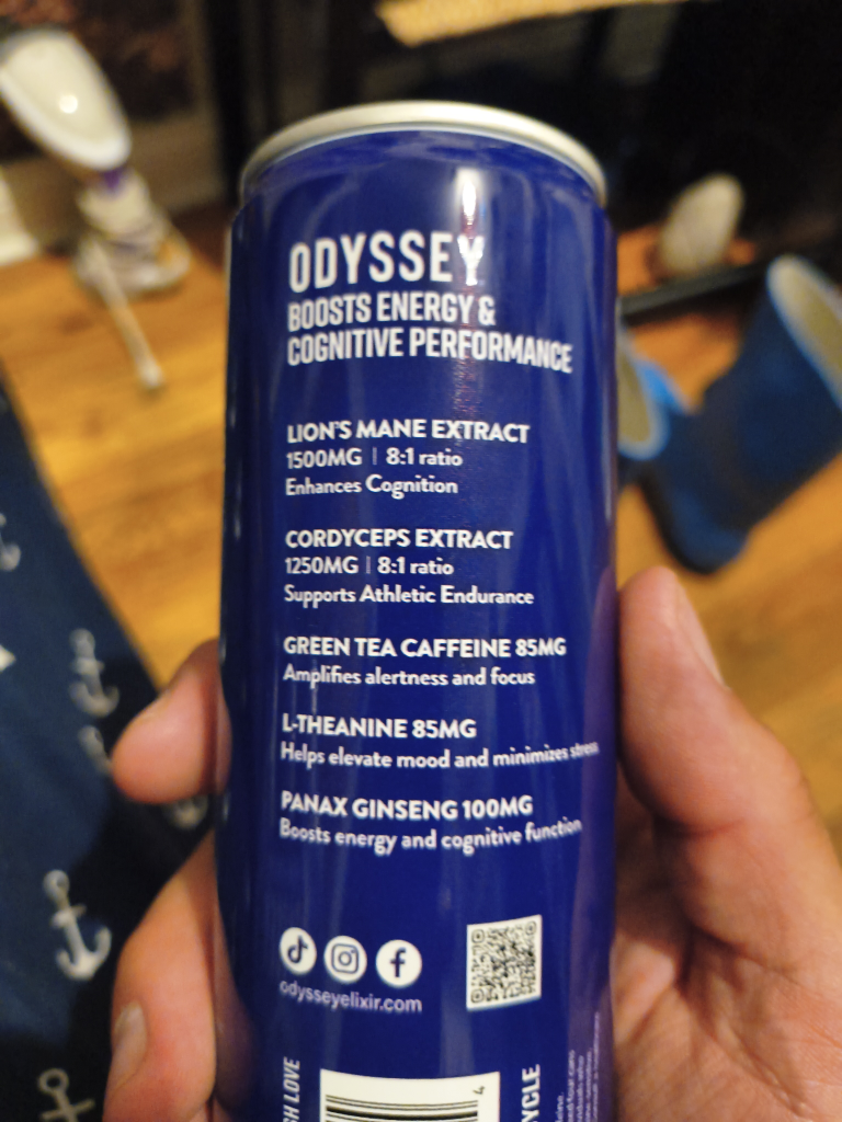 Odyssey Mushroom Elixir Blackberry Lemon Twist 12pk - photo 2
