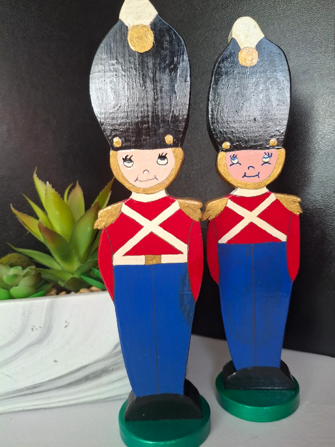 Wooden Toy Soldier Figurines image indicator(2)