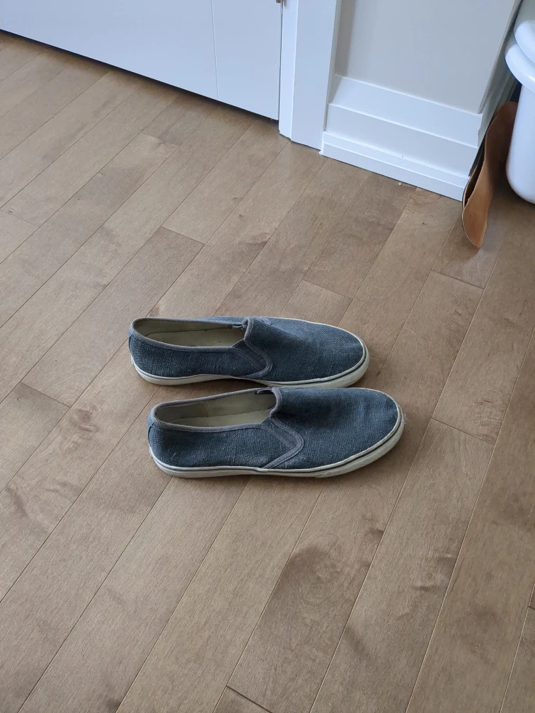 Ralph Lauren Denim Slip-On Shoes - Size 12