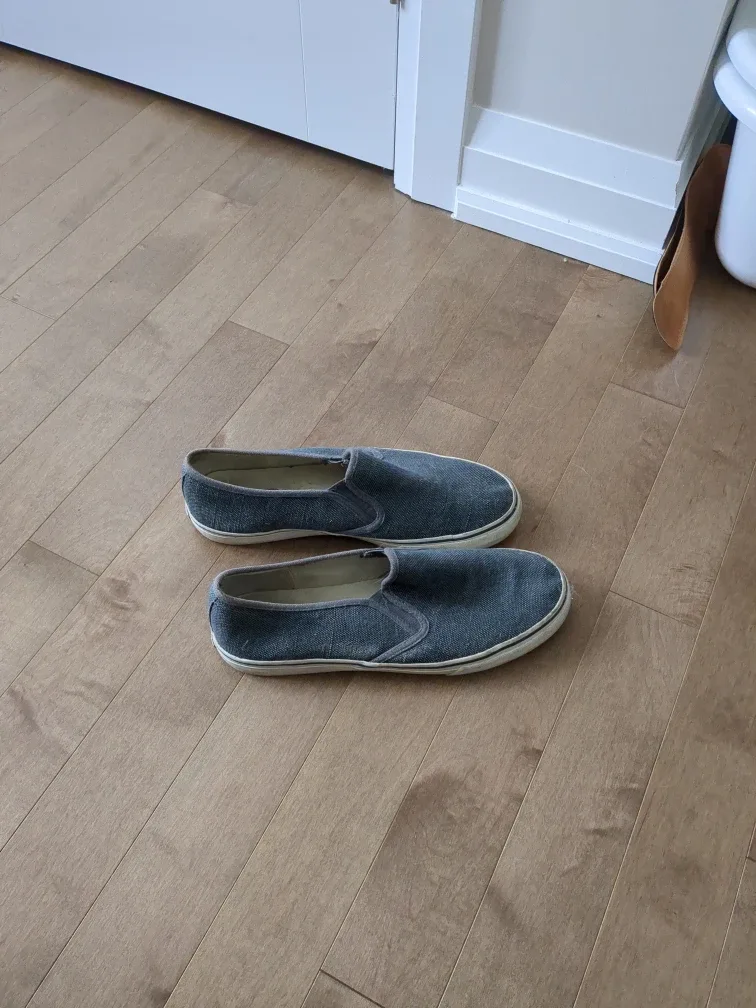 Ralph Lauren Denim Slip-On Shoes - Size 12