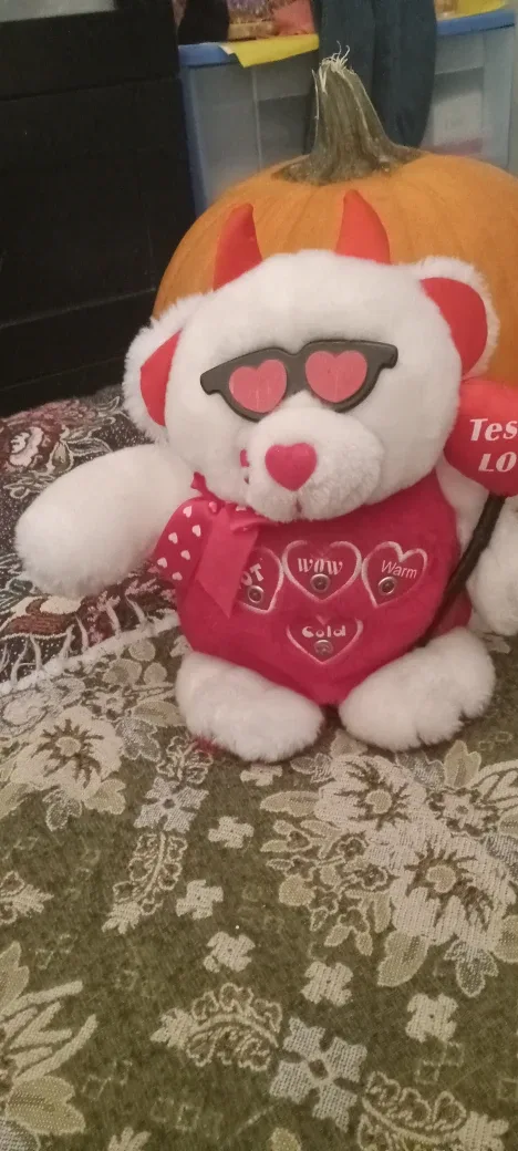 Devil Bear Plush Toy - Test Your Love! thumbnail