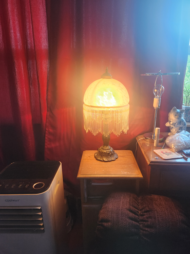 Vintage Beaded Table Lamp - photo 5
