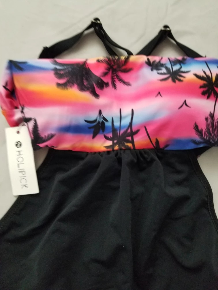 HOLI PICK Black Swimsuit Top - Size Small - photo 2