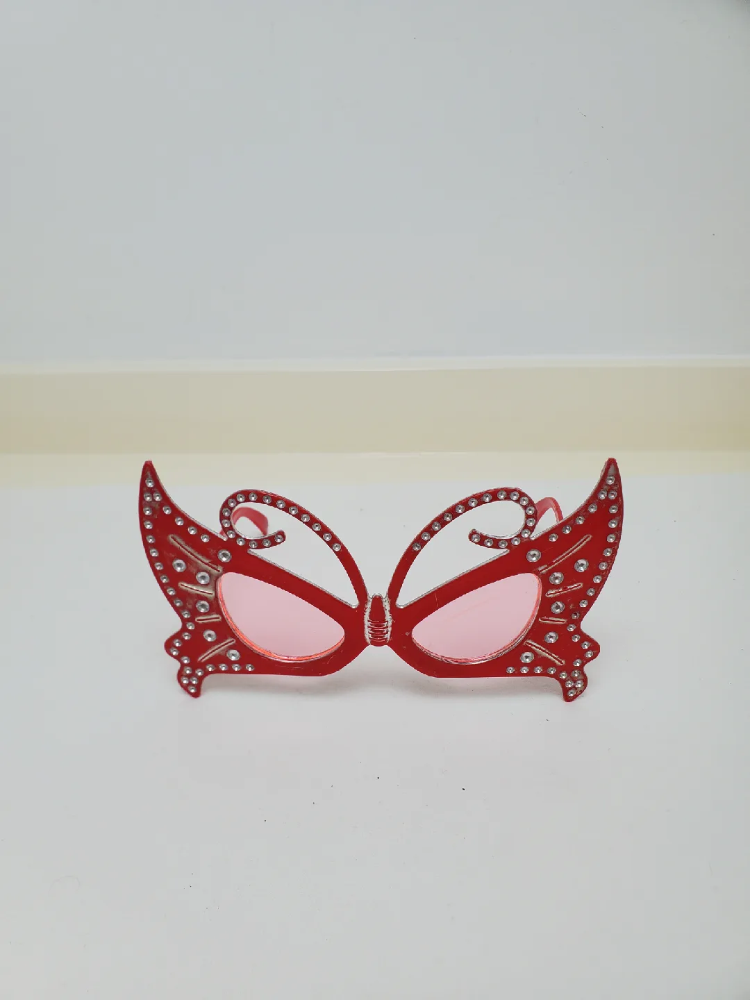 Free Red Butterfly Wing Sunglasses