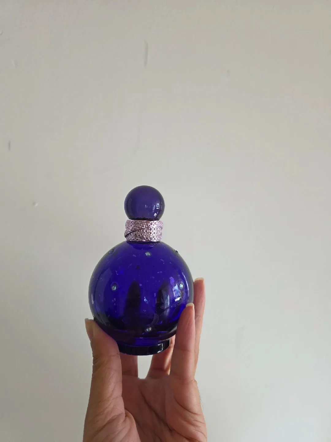 Britney Spears Midnight Fantasy EMPTY Perfume bottle for decor image indicator(2)