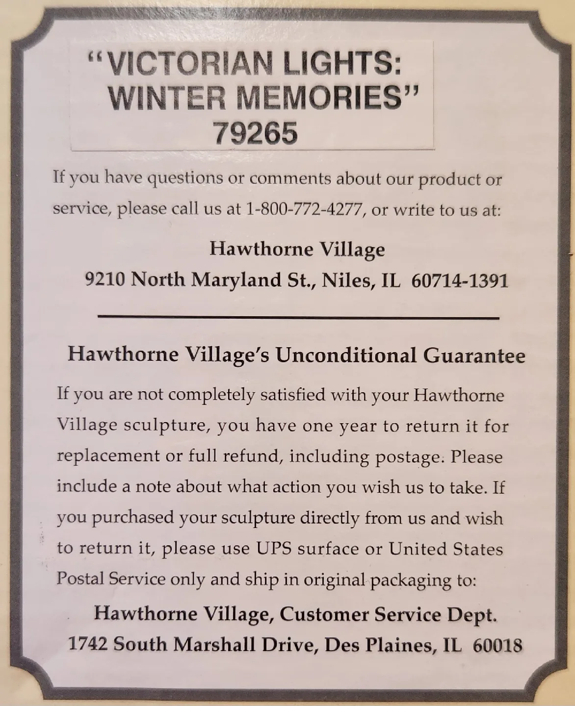 Hawthorne Village Victorian Lights: Winter Memories image indicator(3)