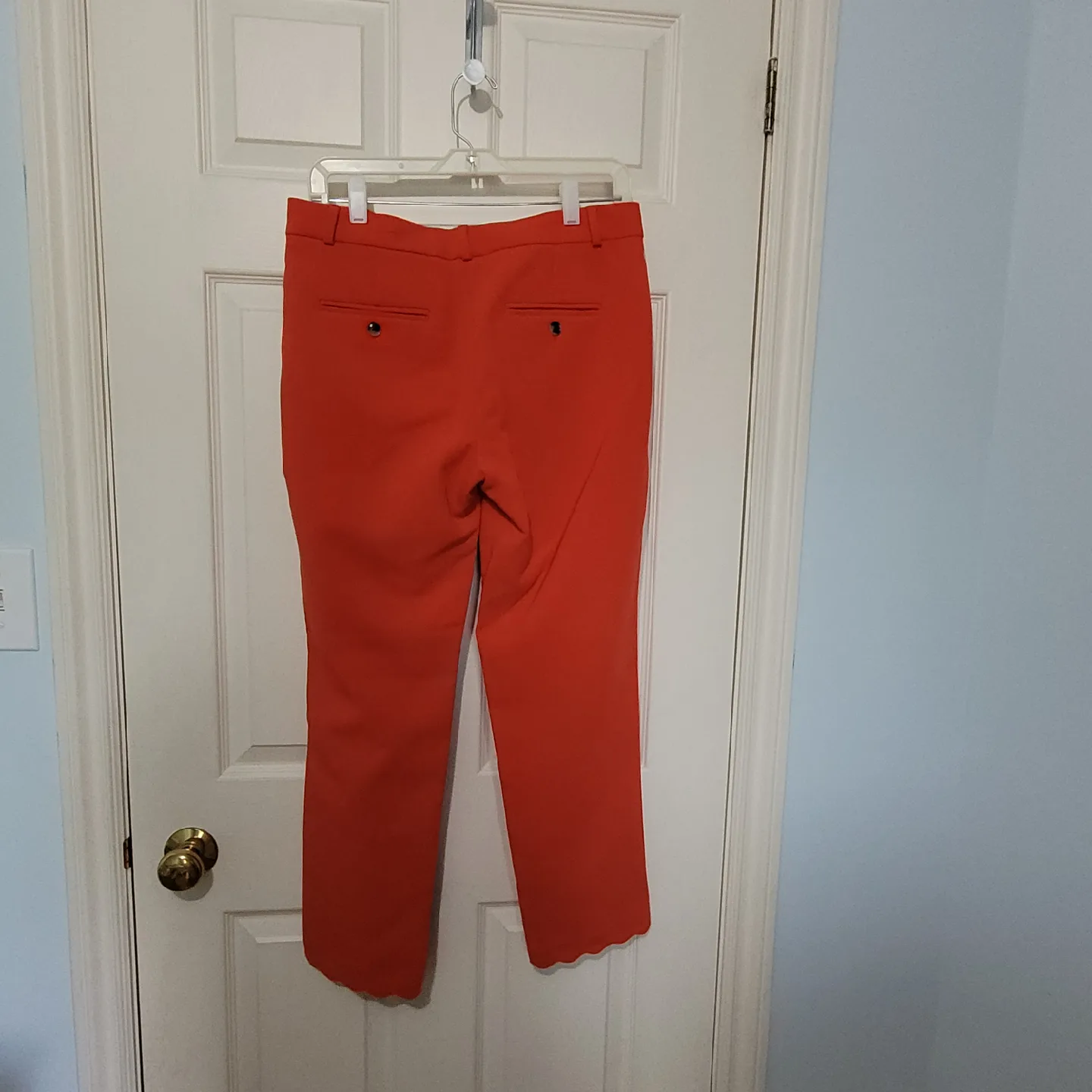 Banana Republic Sloan-Fit Orange Pants - Size 6 image indicator(2)