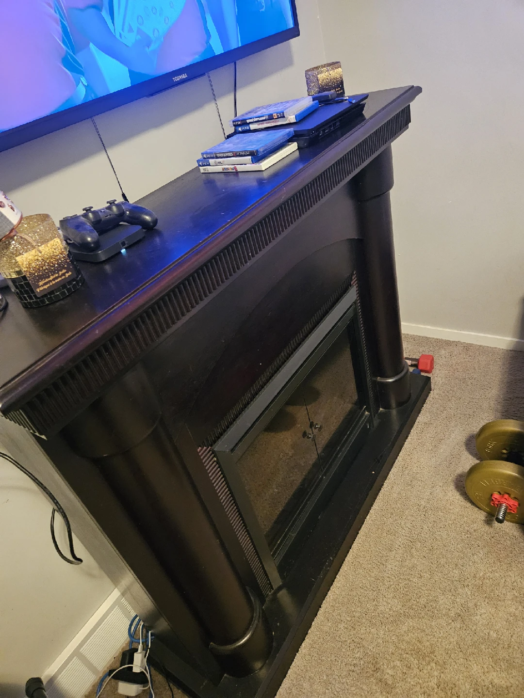 Used Electric fireplace