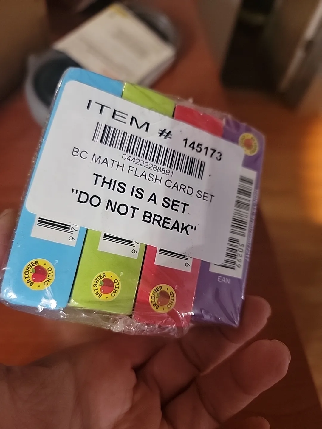 Brighter Child Math Flash Card Set - New image indicator(2)