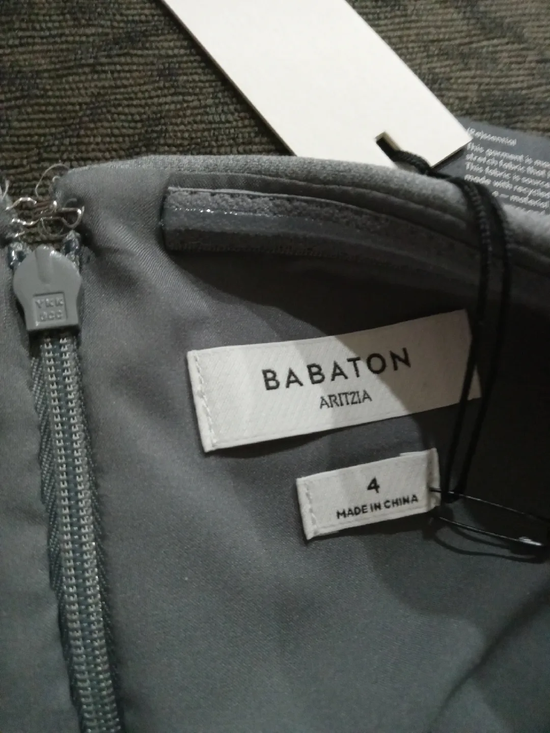 Babaton Aritzia l Shirt - Heather Dark Grey - Size 4 image indicator(3)